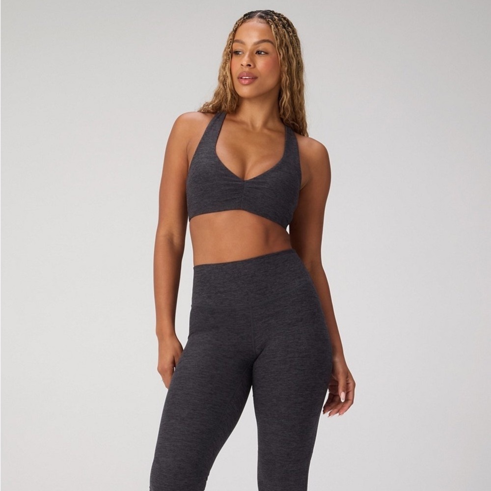 NWT Fabletics Heather Flex Ruched Bra - Picture 2 of 4